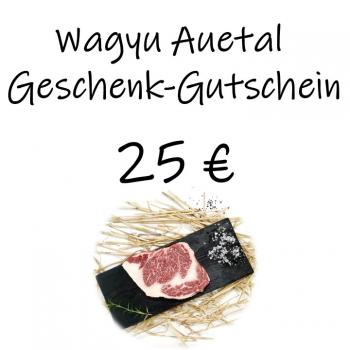 Wagyu Auetal Geschenkgutschein 25 €